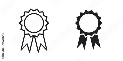 Badge icon for template. Icon vector graphic set