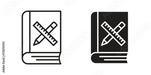 Brand guidelines icon for template. Icon vector graphic set