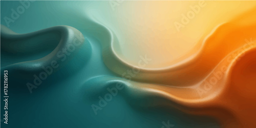 Abstract background featuring a soft, flowing blue liquid with a silky texture, creating a wavy, swirling pattern of light and motion for a modern art illustration