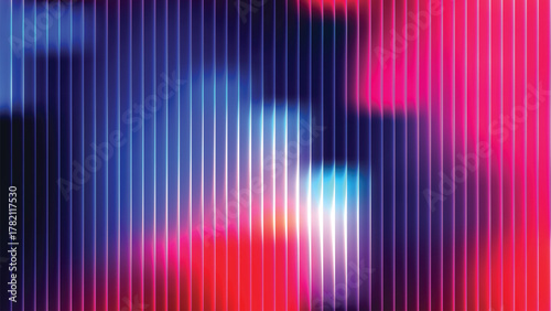 Abstract Blue Glass Motion Layers on Black with Soft Glow and Transparency