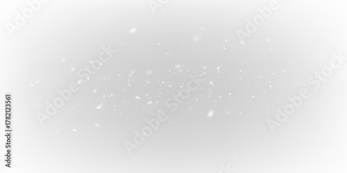 Falling Snowflake PNG Sparkling Christmas Overlay.