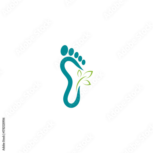foot logo design template icon vector isolated