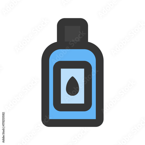makeup remover flat line icon
