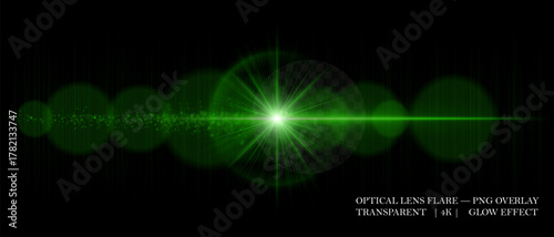 Color optical lens flare with multiple glowing circles, soft reflections, and realistic diffusion. Perfect for overlays, cinematic, and visual effects.