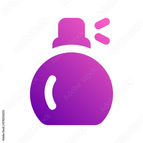 perfume glyph gradient icon
