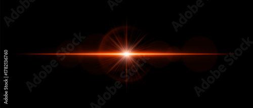 Optical flare with luminous beam, soft reflections, and transparent glow. Ideal for digital overlays, cinematic lighting, and futuristic visual compositions.
