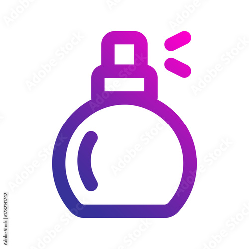 perfume line gradient icon