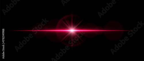 Optical flare with luminous beam, soft reflections, and transparent glow. Ideal for digital overlays, cinematic lighting, and futuristic visual compositions.