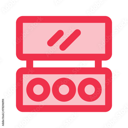 eyeshadow outline fill icon