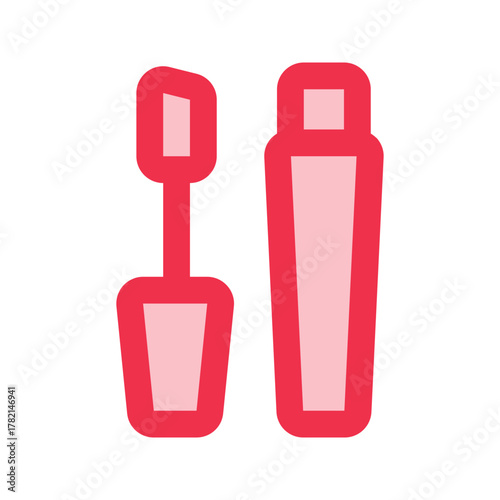 lip gloss outline fill icon