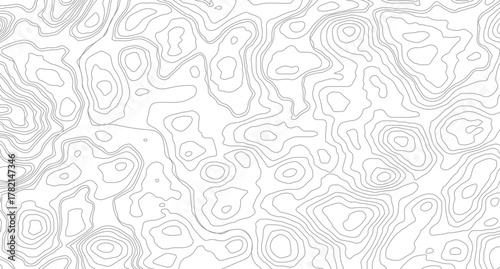 Abstract topographic contours map background. Modern location discovery vector topo map design with Abstract Topography.