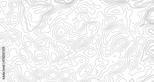 Abstract topographic contours map background. Modern location discovery vector topo map design with Abstract Topography.