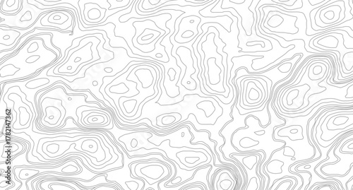 Abstract topographic contours map background. Modern location discovery vector topo map design with Abstract Topography.