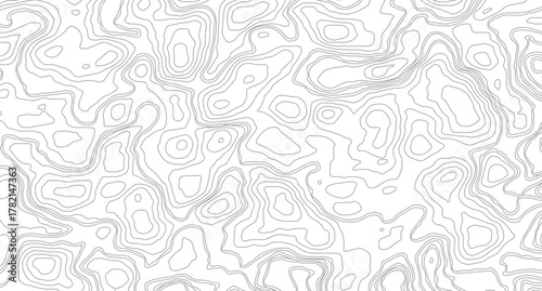 Abstract topographic contours map background. Modern location discovery vector topo map design with Abstract Topography.