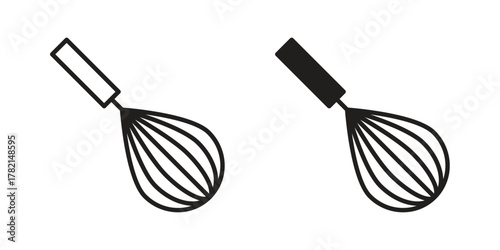 Beater icon in filled, thin line, stroke style for website and apps