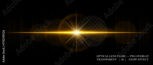 Realistic optical lens flare with bright core, glowing dust, and subtle transparency. Ideal for overlays, highlight accents, and luminous visual compositions.