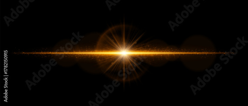 Bright horizontal lens flare with soft reflections, smooth glow, and natural diffusion. Great for overlays, creative lighting, and cinematic visual design.
