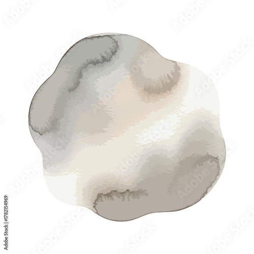 Minimalist Vector Pattern Abstract Organic Forms in Neutral Tones Modern Style