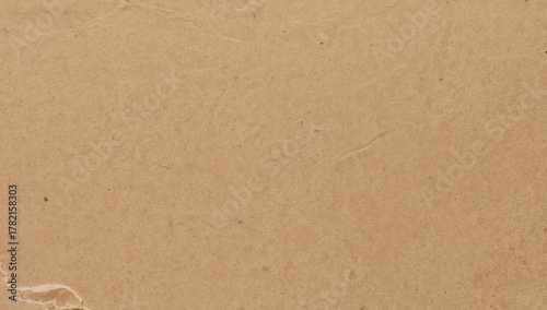 Cardboard surface with paper-like texture