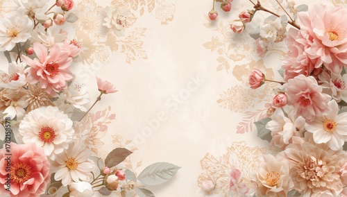 A vibrant floral background featuring soft blooms, ideal for editorial use