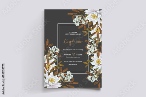 Save the date wedding invitation templates