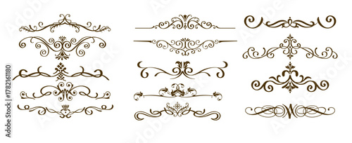Set of Frames vector illustration