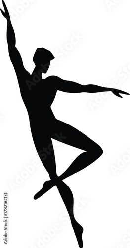 Pose yoga silhouette