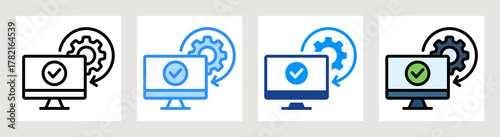 Operational System Icon Collection Set Multiple Style