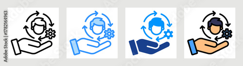 Personalized Support Icon Collection Set Multiple Style