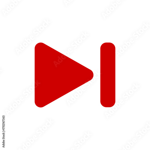 Vector image of game UI icon template asset transparent Next button