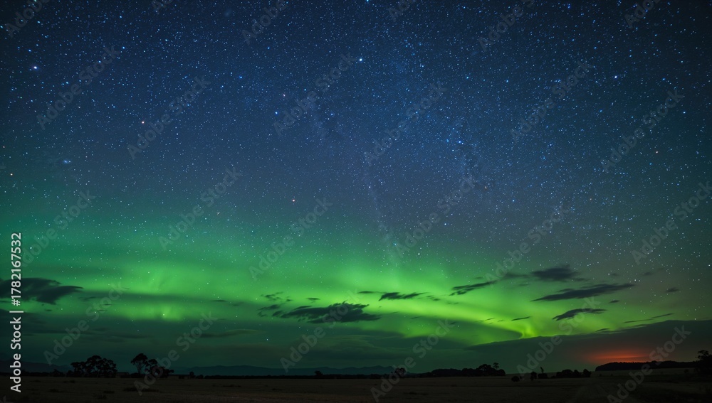 Fototapeta premium The Galactic Core Visible in the Southern Hemisphere