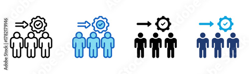 Collective Icon Multi Style Vector Illustration