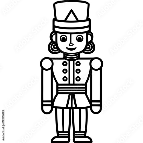 cartoon character of a soldier