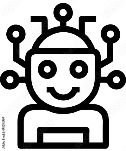chatbot ai svg icon