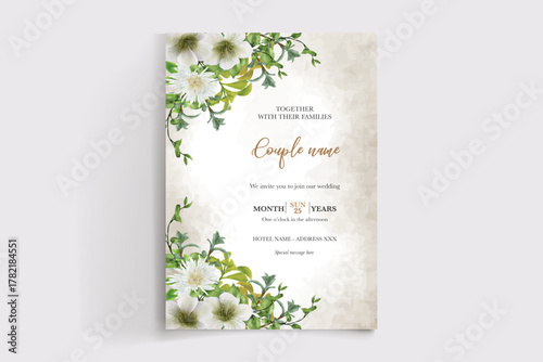 Save the date wedding invitation templates