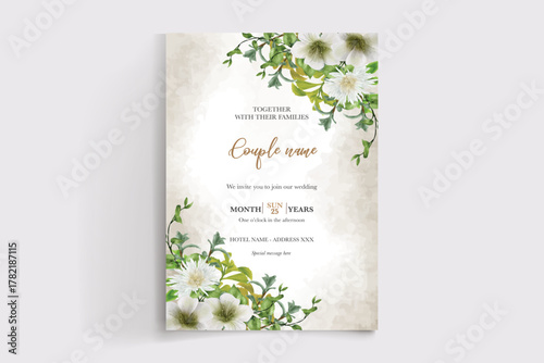 Save the date wedding invitation templates