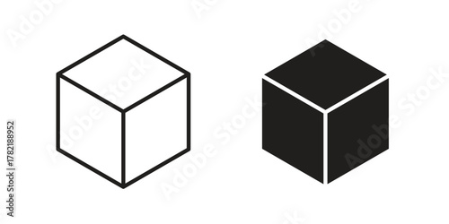Box icon designs collection for mobile, ui, web.