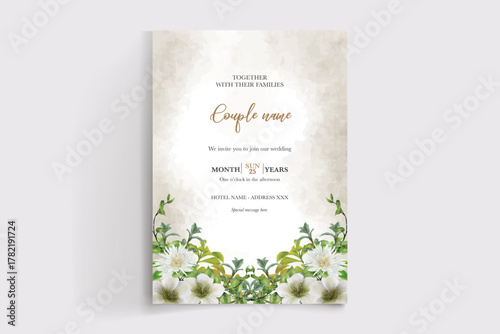 Save the date wedding invitation templates