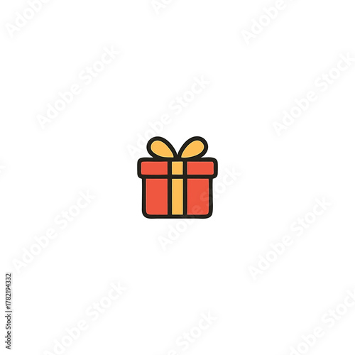 Gift Box Christmas Icon