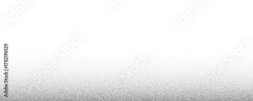 Gritty and noise gradient background. Overlay template with grainy texture and abstract dotwork. Monochrome spray effect with stipple, glitter, and dust particles