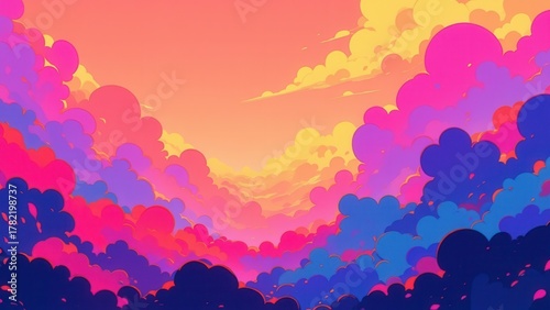 anime wallpaper abstract illustration background