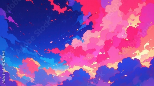 anime wallpaper abstract illustration background