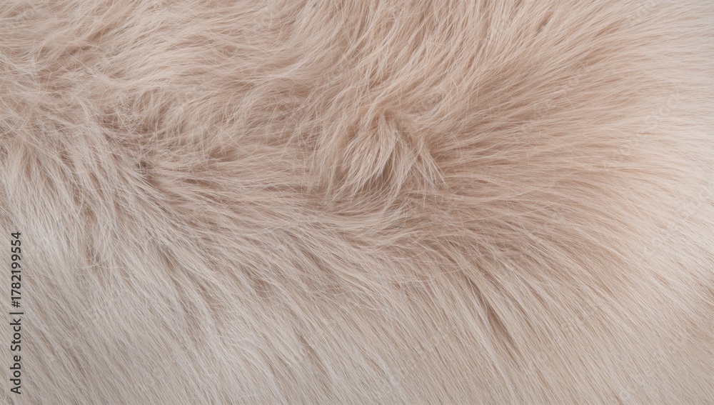 Fototapeta premium Chambray blue fabric with soft peach fur texture, suitable for upholstery or textile design