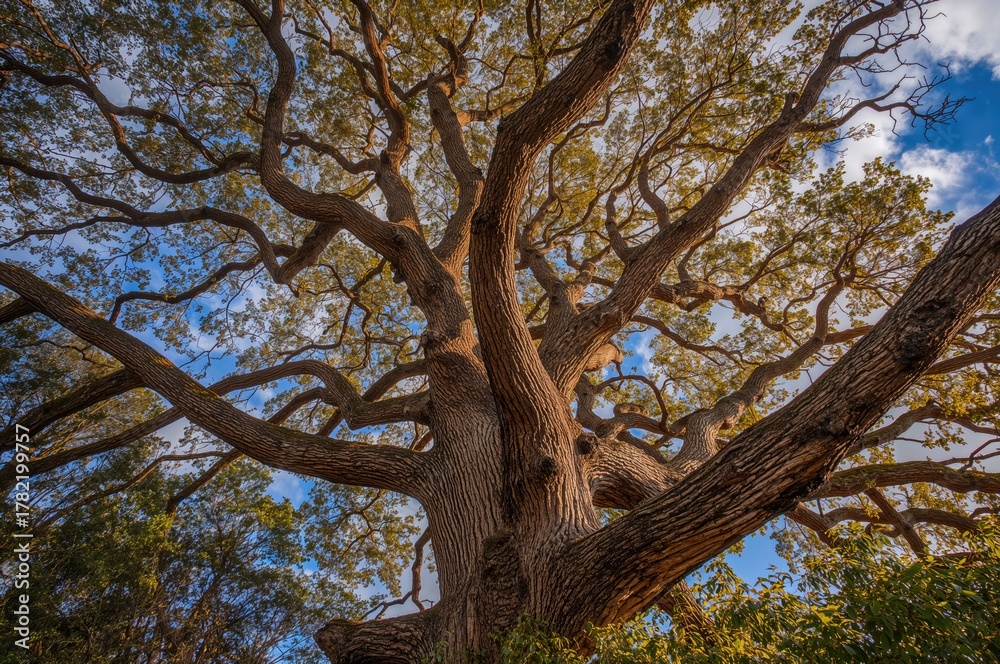 Fototapeta premium The large tree with stunning limbs