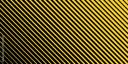 Yellow and black diagonal striped abstract background pattern. Modern geometric line design with dynamic gradient contrast for wallpaper, presentation, poster, banner, and digital graphic projects
