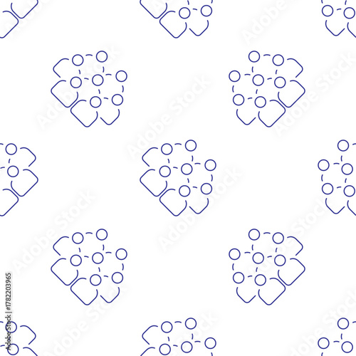 board of directors seamless pattern isolated on transparent background.