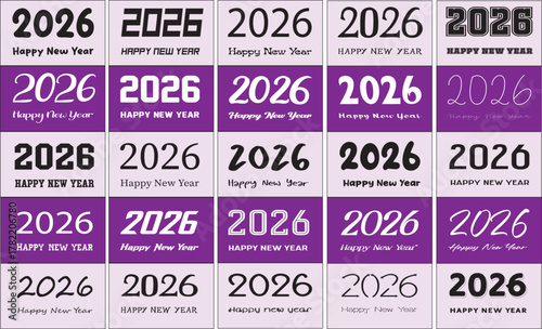 Elegant Black & Gold Signature Monogram Grid