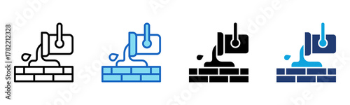 Iron Mold Icon Multi Style Vector Illustration