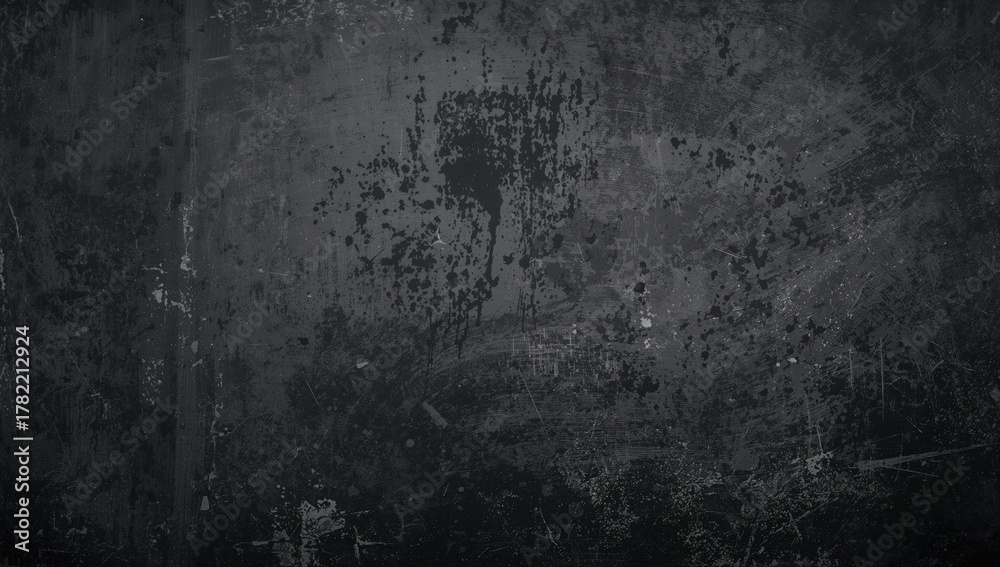 Fototapeta premium Black concrete wall texture, suitable for editorial header background