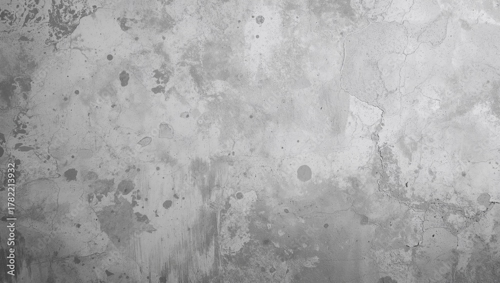 Fototapeta premium Spotted dirty concrete wall, suitable for UI backdrop